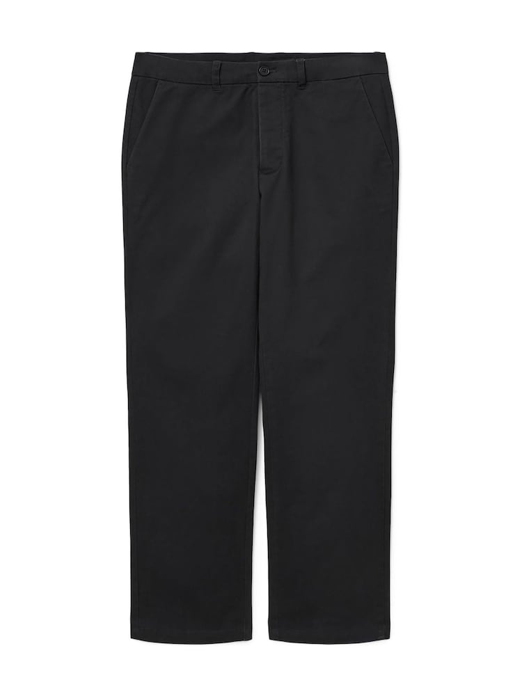 AllSaints Black Beckley Chinos - Image 8 of 8