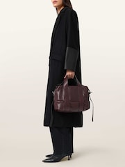 AllSaints Red Ares G Compact Cross-Body Bag - Image 1 of 5