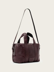 AllSaints Red Ares G Compact Cross-Body Bag - Image 3 of 5