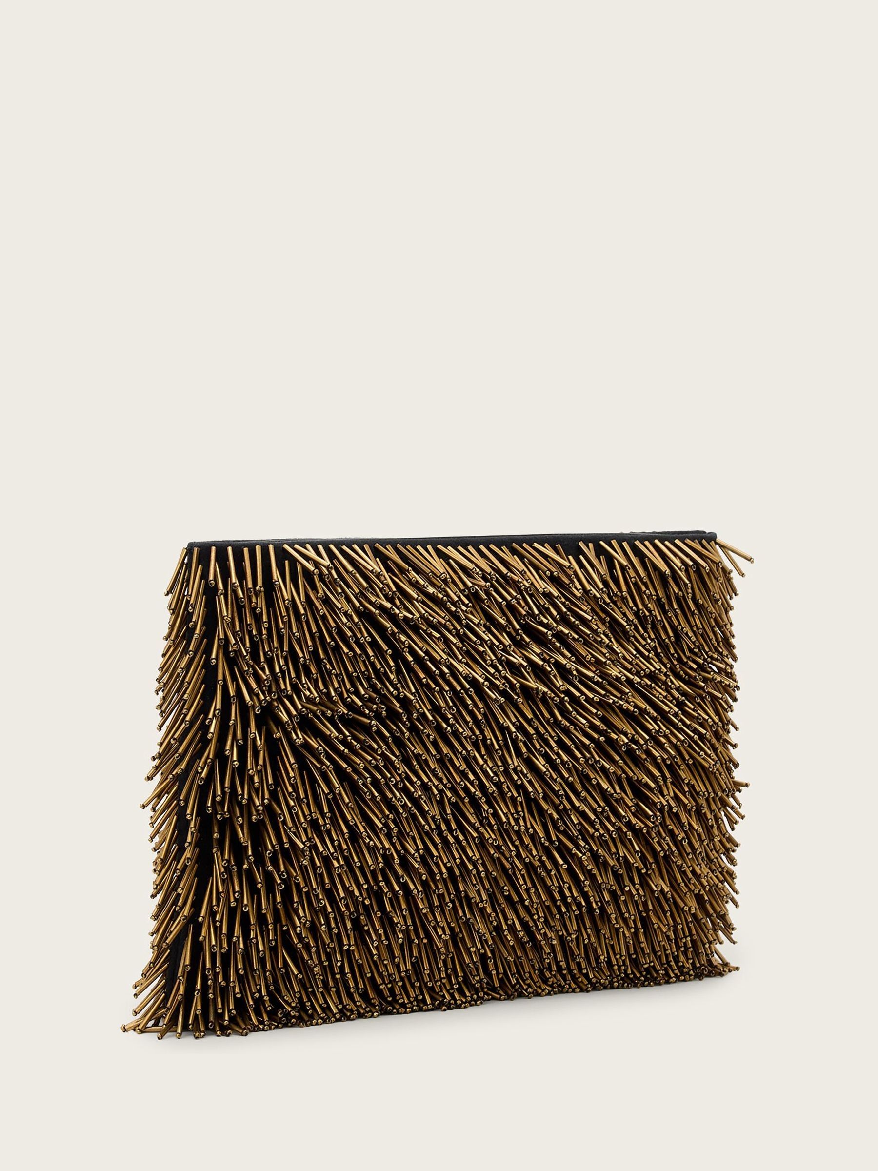 Buy AllSaints Yellow Bettina Bead Clutch from Next China