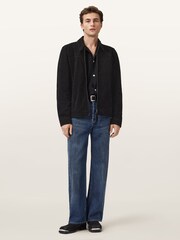 AllSaints Black Rhone Jacket - Image 3 of 8