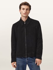 AllSaints Black Rhone Jacket - Image 5 of 8