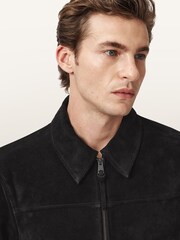 AllSaints Black Rhone Jacket - Image 6 of 8