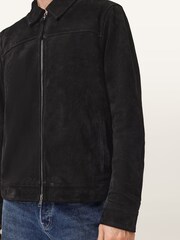 AllSaints Black Rhone Jacket - Image 7 of 8