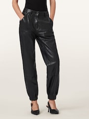 AllSaints Black El Carpenter Trousers - Image 2 of 7