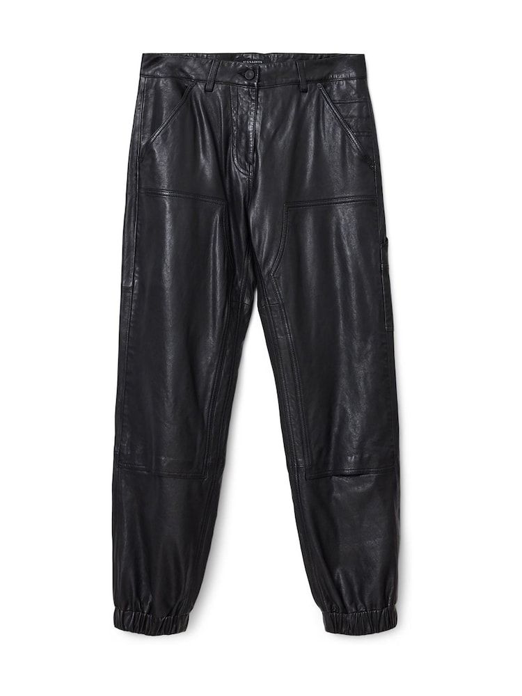 AllSaints Black El Carpenter Trousers - Image 7 of 7