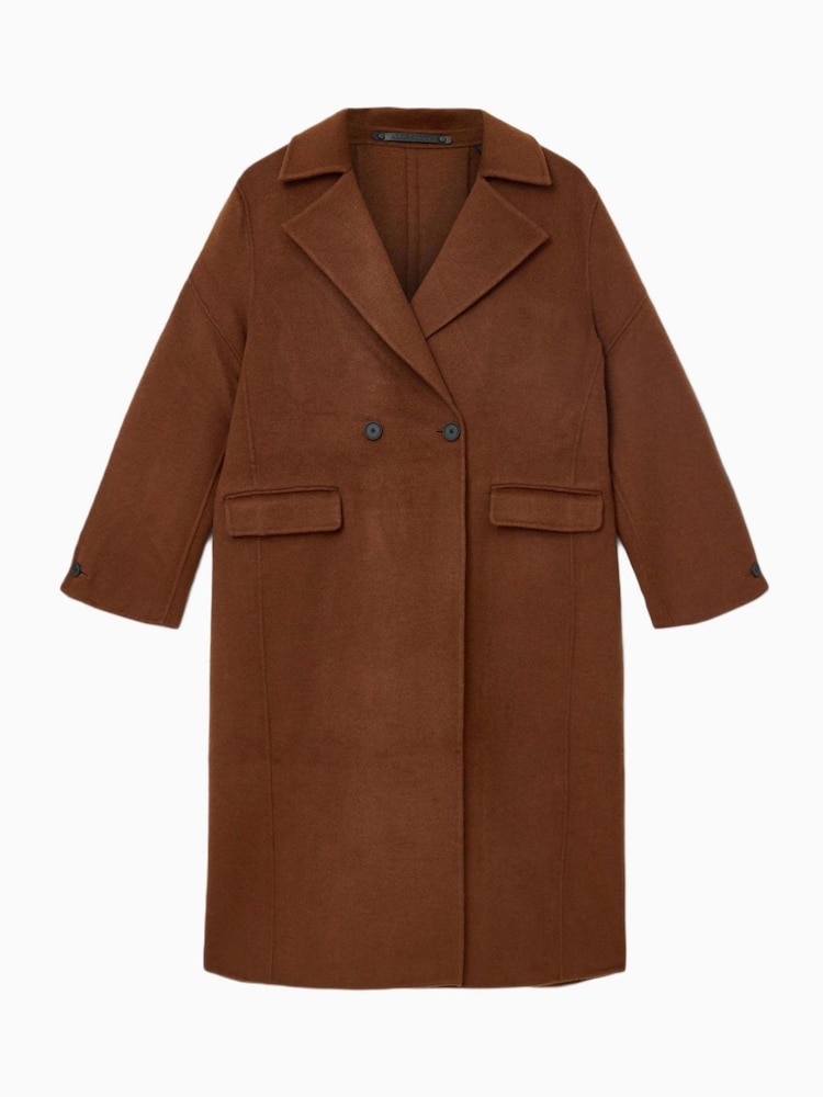 AllSaints Brown Sellma Coat - Image 8 of 8