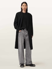 AllSaints Black Marko Crew Jumper - Image 6 of 8
