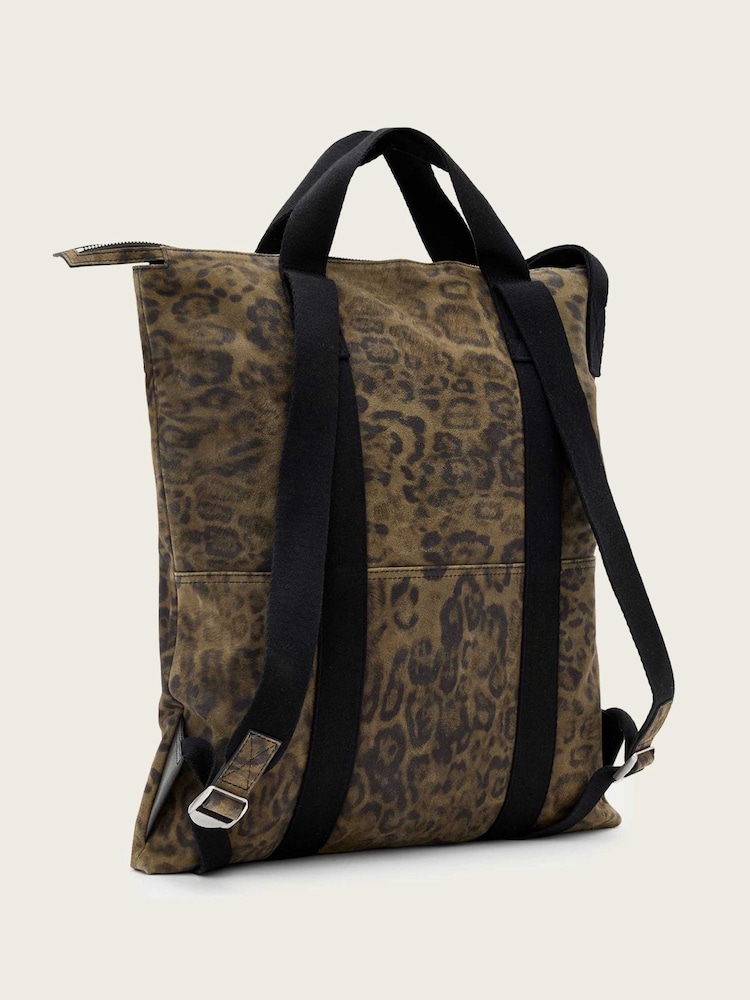 AllSaints Kei Leopd Backpack - Slika 4 iz 4