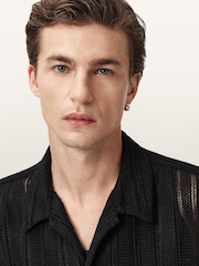 AllSaints Black Sylvan Short Sleeves Shirt - Image 2 of 7