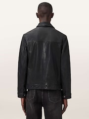 AllSaints Black Nates Jacket - Image 2 of 6