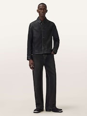 AllSaints Black Nates Jacket - Image 4 of 6