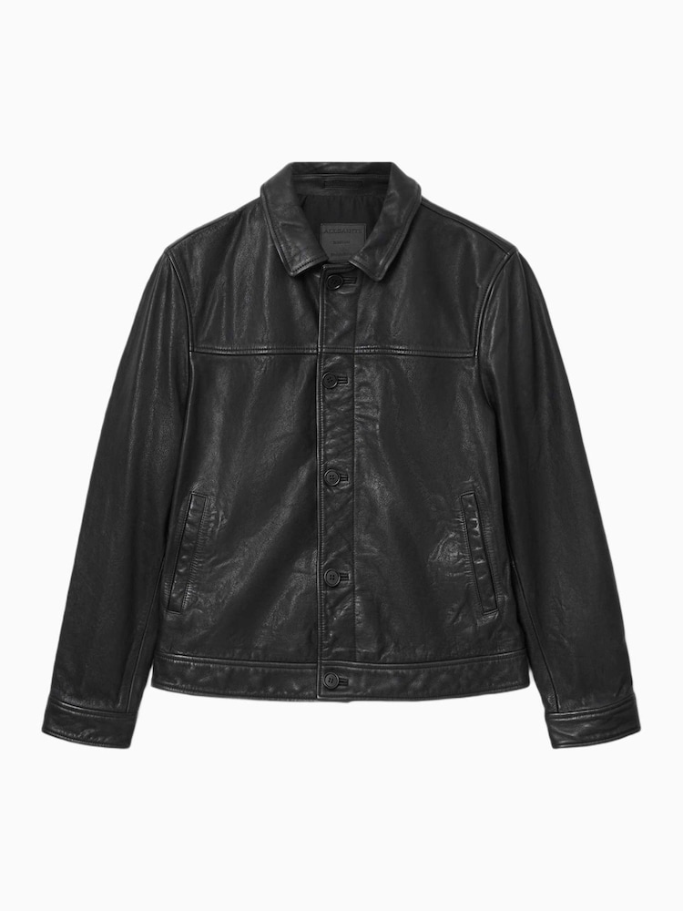 AllSaints Black Nates Jacket - Image 6 of 6