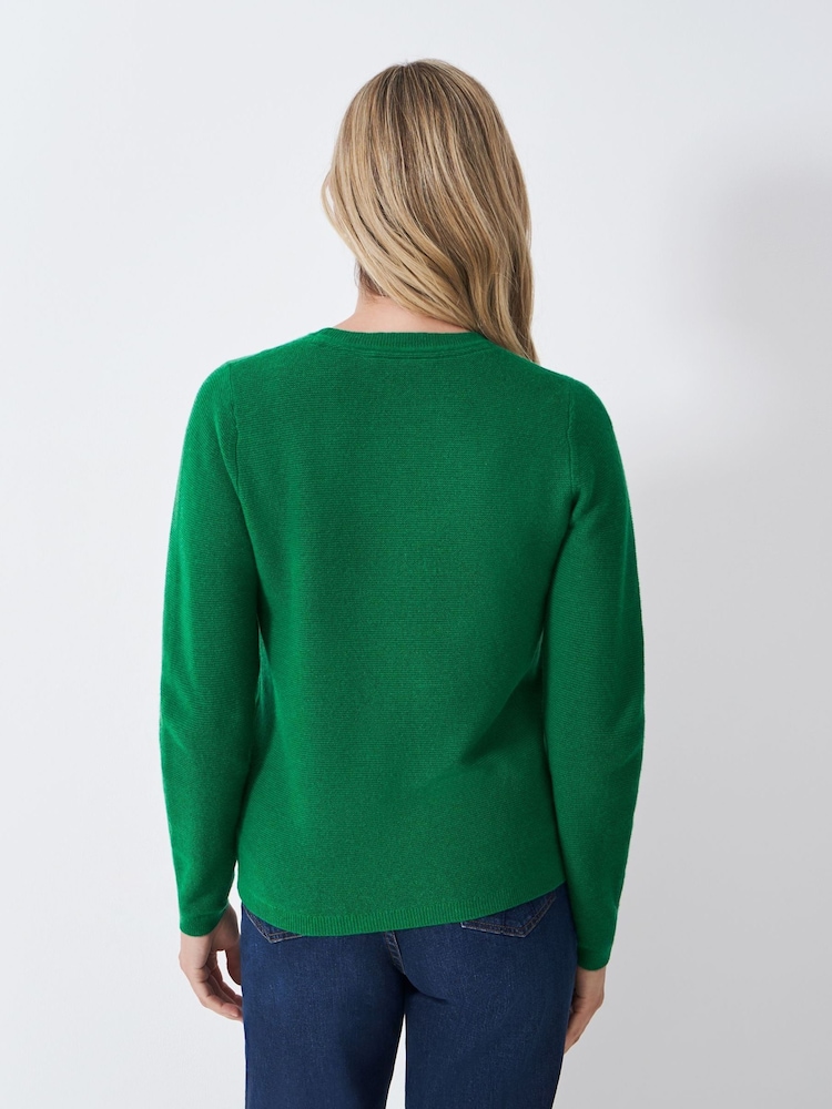 Crew Clothing Harmony Links Suéter com gola redonda - Imagem 2 de 5