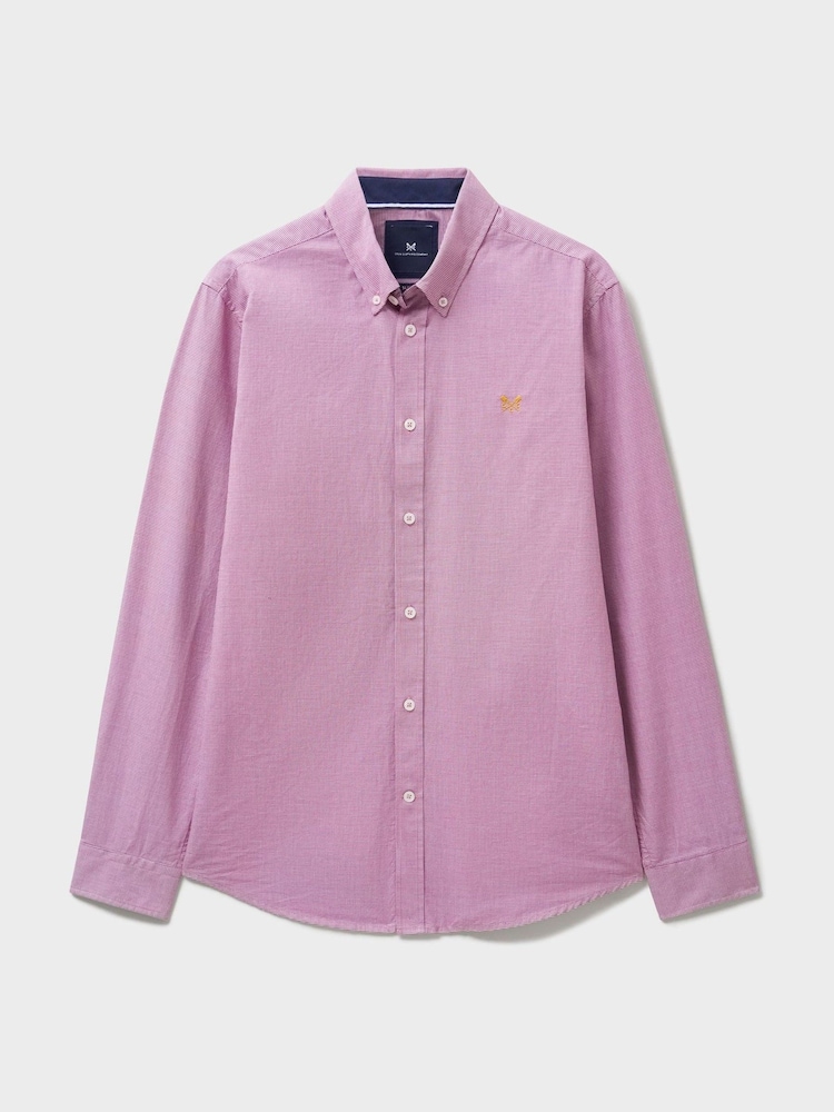 Crew Clothing Puppytooth Oxford Shirt - صورة 5 من 5
