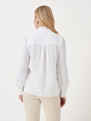 Crew Clothing White Harmony Frill Bouse - Image 2 of 5