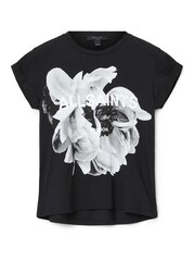 AllSaints Black Lena Anna T-Shirt - Image 7 of 7