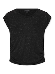AllSaints Black West Shimmer Tank - Image 7 of 8