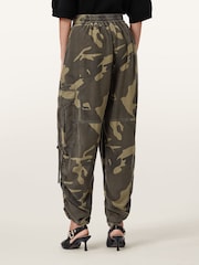 AllSaints Green Kaye Tencel™ Trousers - Image 4 of 7
