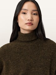 AllSaints Brown Spark Dress - Image 2 of 8