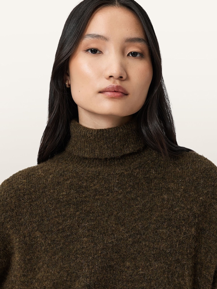 AllSaints Brown Spark Dress - Image 2 of 8