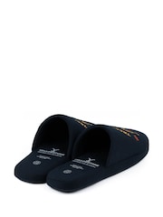 Vanilla Underground Blue Yellowstone Mule Slippers - Image 4 of 6