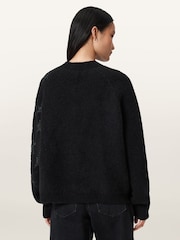 AllSaints Green Cosmos Jumper - Image 5 of 6