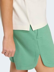 adidas White 3-Stripe Studio Oversize Graphic T-Shirt - Image 5 of 6