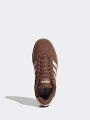 adidas Brown/Cream VL Court Bold Trainers - Image 5 of 8
