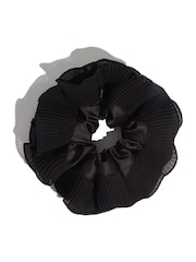 Kitsch Pleated Scrunchie Halloween Black - Image 2 of 3