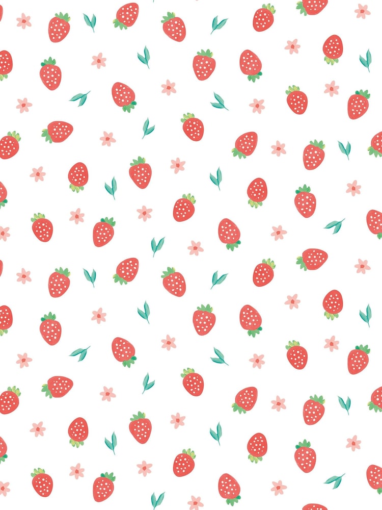 Hoopla Walls Scarlet Strawberry Sprinkles A4 Wallpaper Sample - Image 1 of 1 Hoopla Walls Scarlet Strawberry Sprinkles A4 Wallpaper Sample - Image 1 of 1