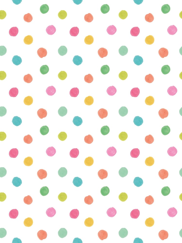 Hoopla Walls Juicy Fruit Dotty A4 Wallpaper Sample - Image 1 of 1