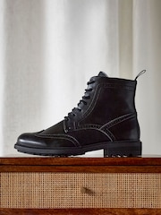 črna - Linzi Leonardo Brogue Boots - Slika 1 iz 5
