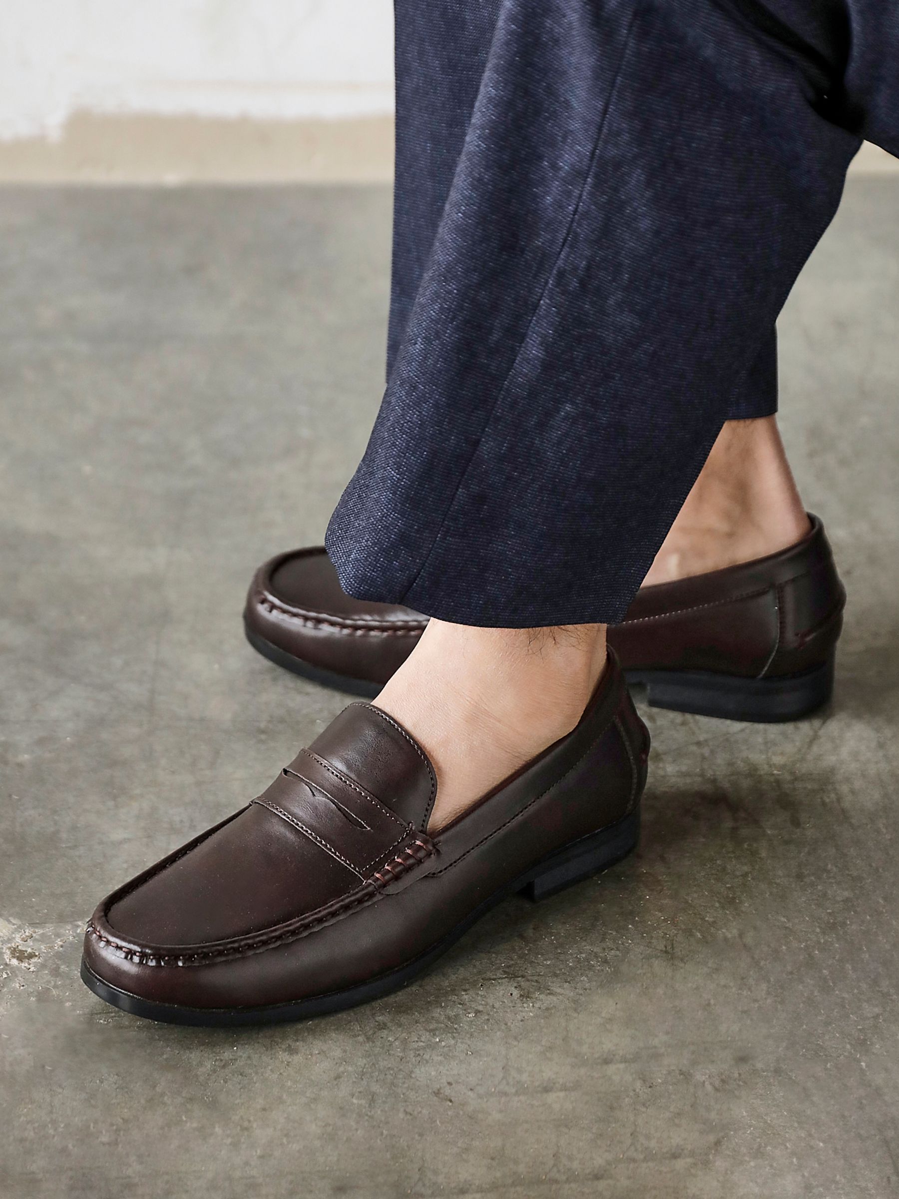 Buy Linzi Brown Tomasso Penny Loafers from Next USA