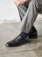 Linzi Black Diego Panel Slip-On Shoes - Image 1 of 6