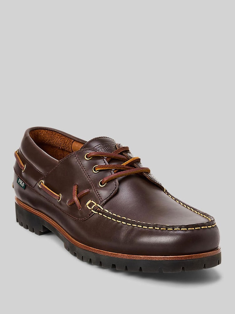 Polo Ralph Lauren Brown Ranger Deck Boat Shoes - Image 2 of 4