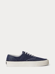 Polo Ralph Lauren Navy Keaton Low Top Trainers - Image 1 of 4