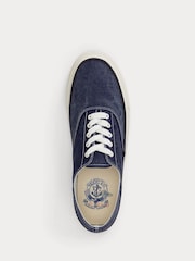 Polo Ralph Lauren Navy Keaton Low Top Trainers - Image 2 of 4