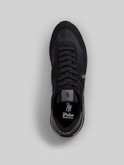 Polo Ralph Lauren Black Train 89 Trainers - Image 3 of 5