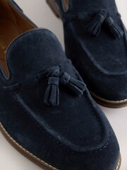 Navy Suede Loafers - Image 3 of 5