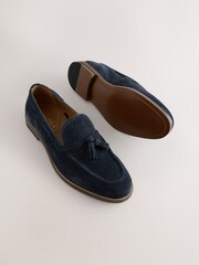 Navy Suede Loafers - Image 5 of 5