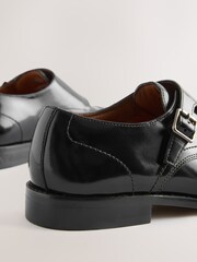 Noir - Hi-shine Double Monk Shoes - Image 7 de 7