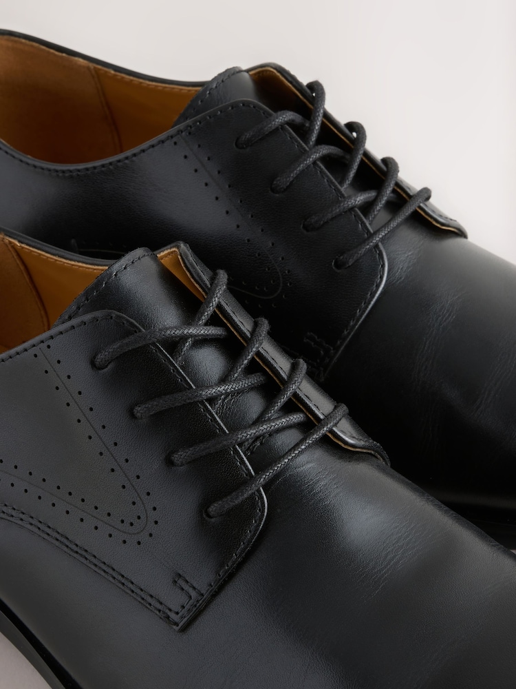 Negru - Pantofi Derby din piele - Imaginea 5 din 5 Negru - Pantofi Derby din piele - Imaginea 5 din 5