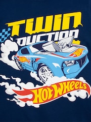 Character Blue Hot Wheels Race Car Hoodie - Image 2 of 9