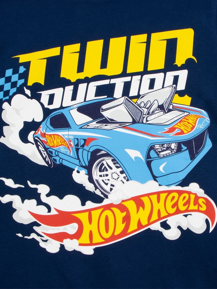 Character Blue Hot Wheels Race Car Hoodie - Image 2 of 9