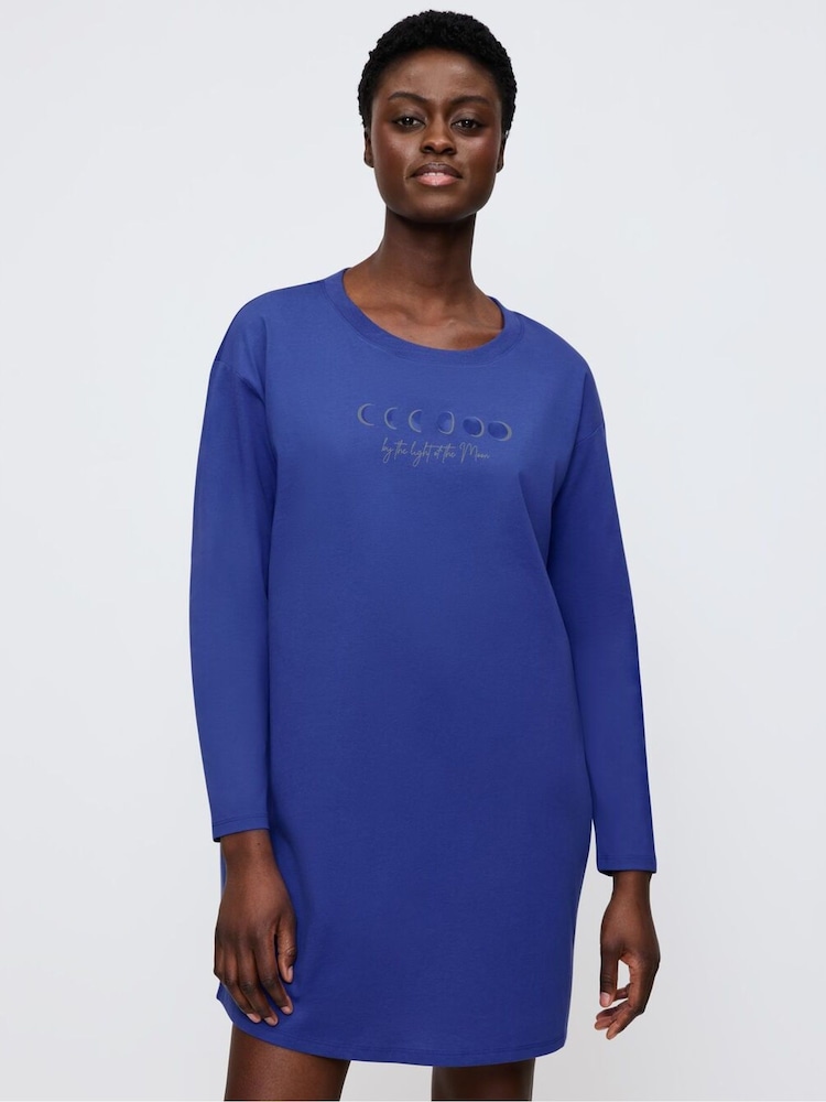 Blau - Triumph Nightdress Long-Sleeved - Bild 1 von 5