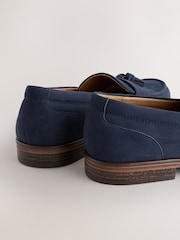Navy Tassel Loafers - Image 3 of 4