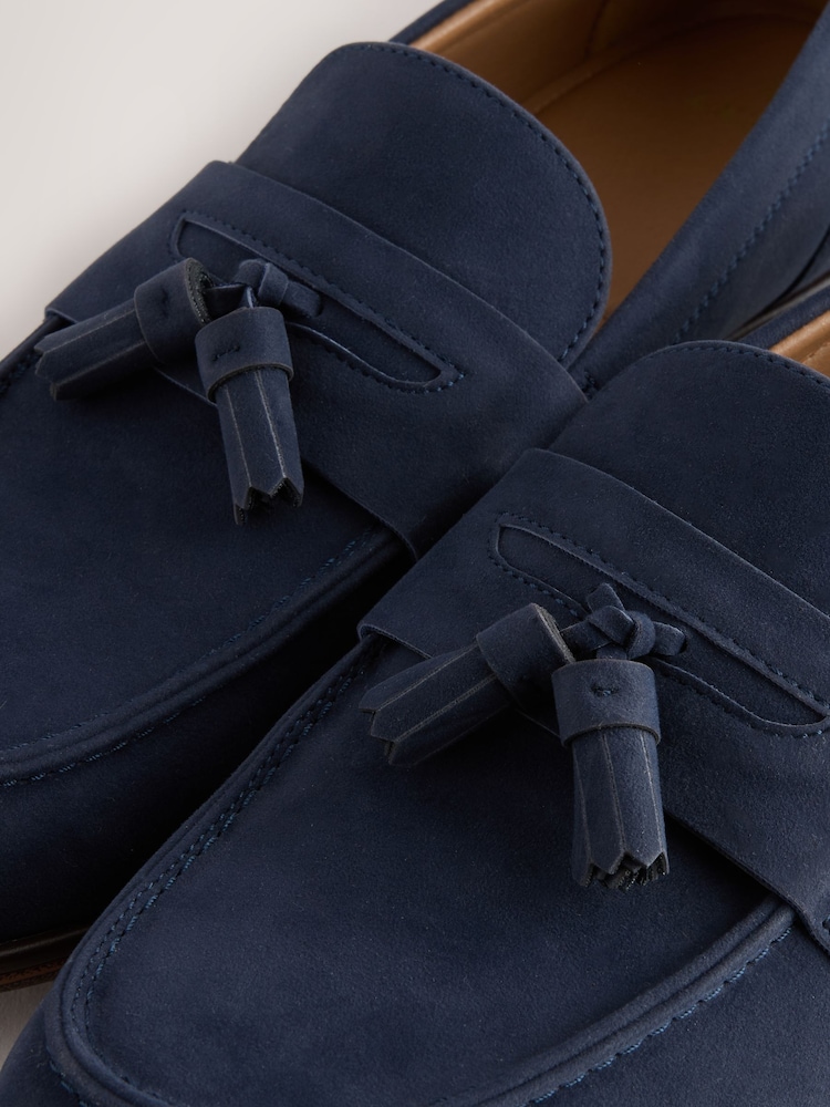 Navy Tassel Loafers - Image 4 of 4