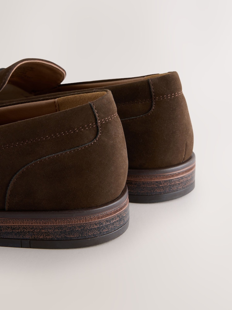 Brown Tassel Loafers - Image 5 of 5