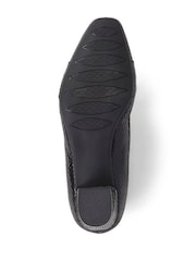 Pavers Black Heeled Court Shoes - Image 5 of 5